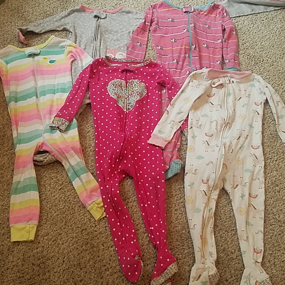 5 piece 18m Pajama lot for little girl